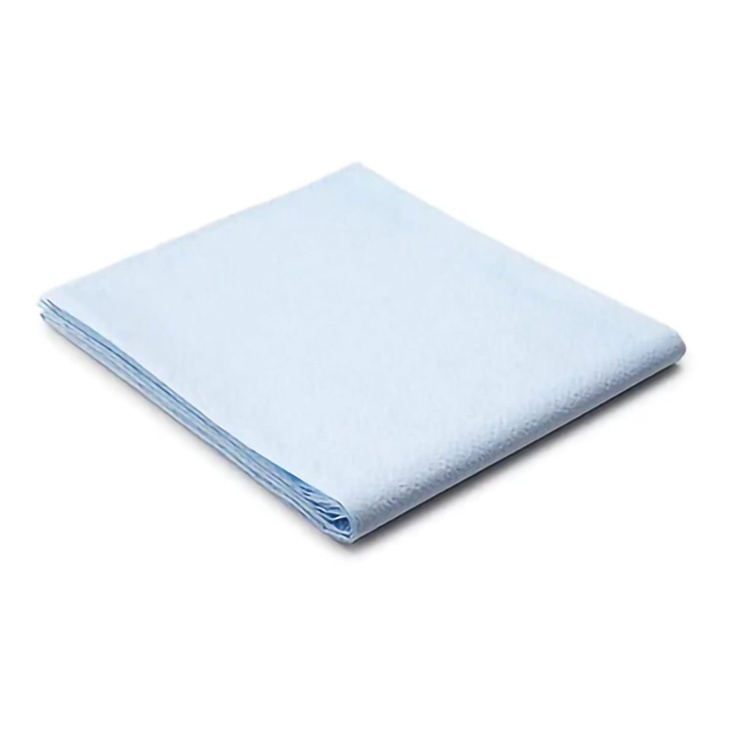 Tidi® Everyday Stretcher Sheet Flat 40 X 72 Inch Blue Tissue / Poly Disposable (382510_CS)