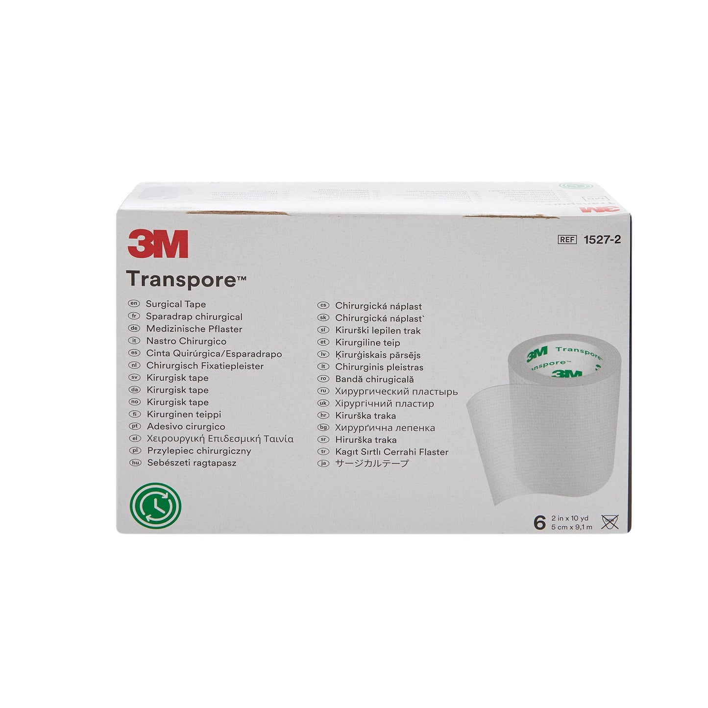3M™ Transpore™ Medical Tape Transparent 2 Inch X 10 Yard Plastic NonSterile (5764_BX)