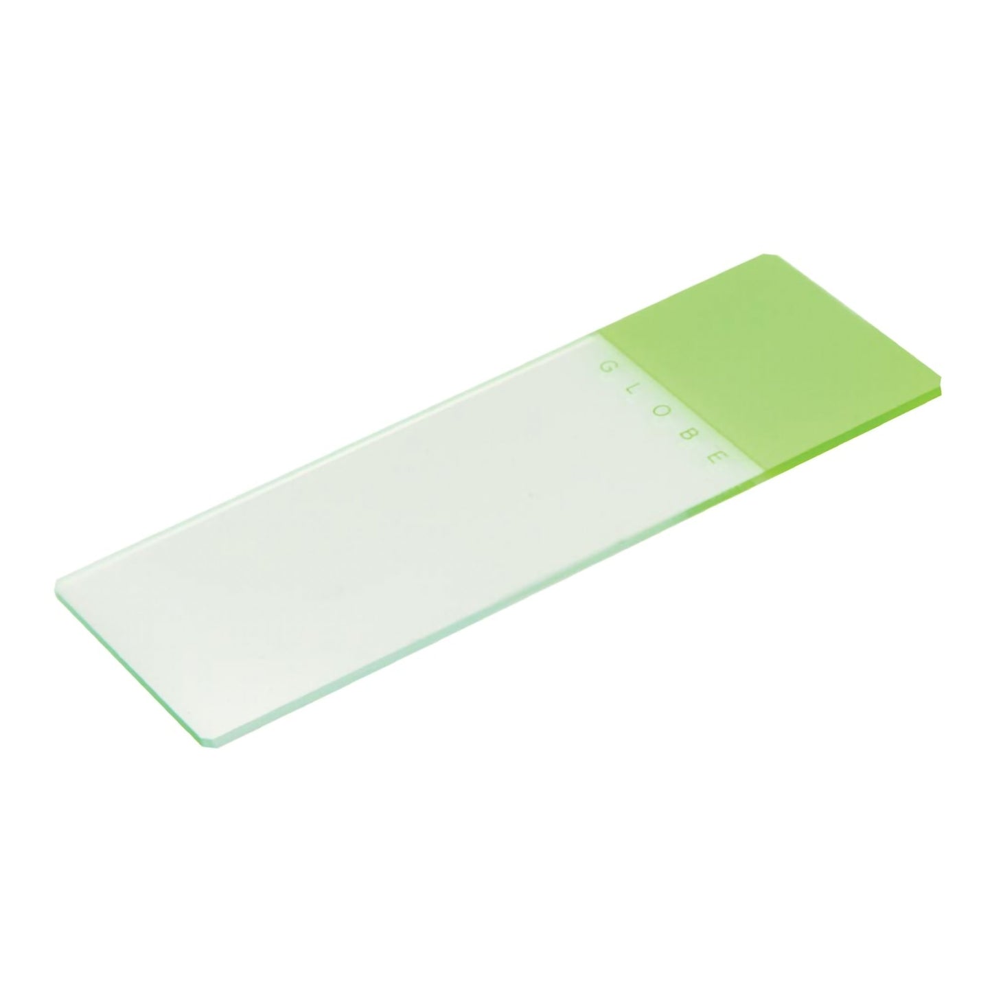 Globe 1324 Series Microscope Slide 25 X 75 X 1.1 mm Green Frosted End (887688_BX)