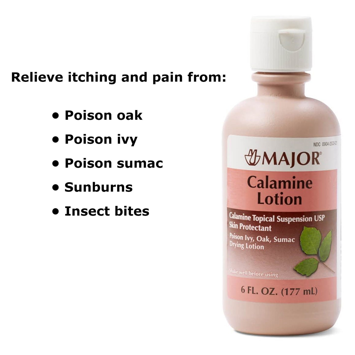 Major® Calamine Itch Relief 8% Strength Lotion 177 mL Bottle (846836_EA)