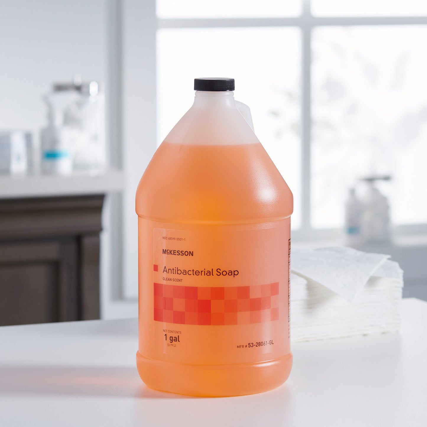 McKesson Antibacterial Soap Liquid 1 gal. Pump Bottle Clean Scent (1067680_EA)
