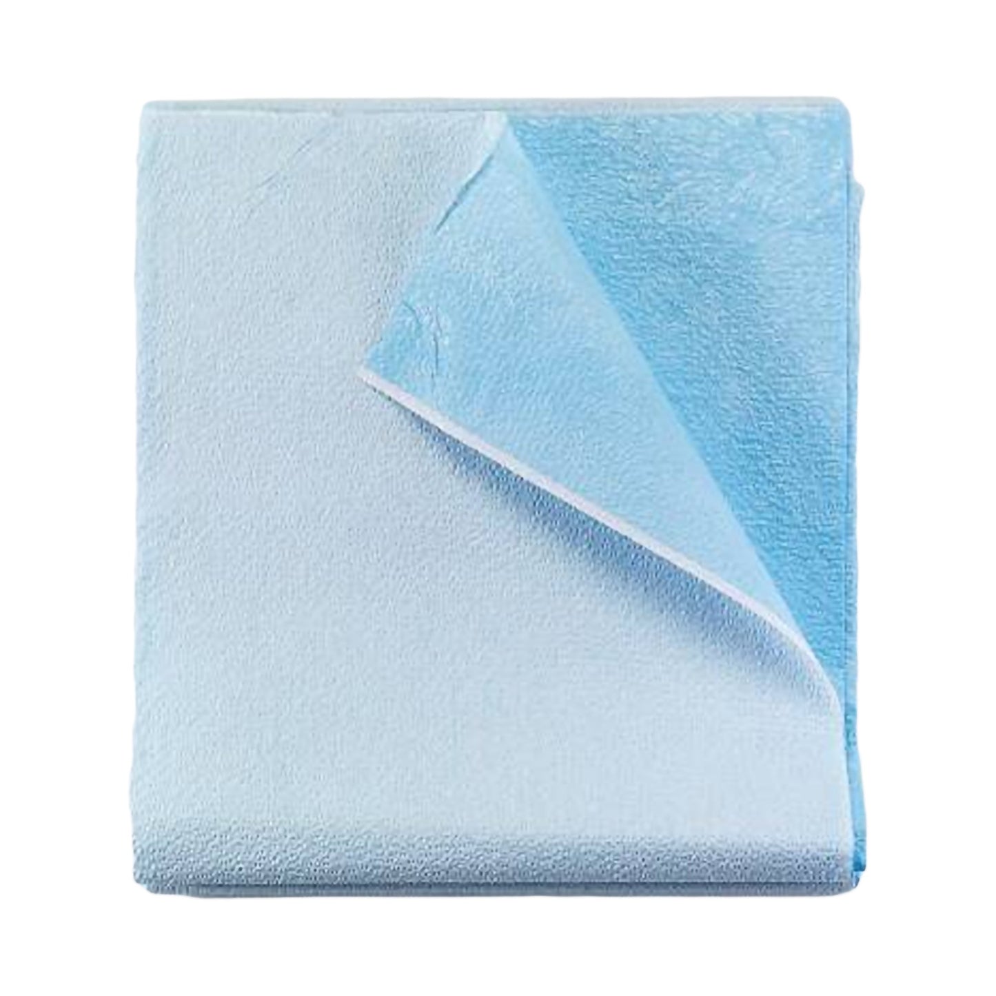 McKesson Stretcher Sheet Flat 40 W X 90 L Inch Blue 50% Cellulose Tissue / 50% Polyethylene Film Disposable (147847_CS)