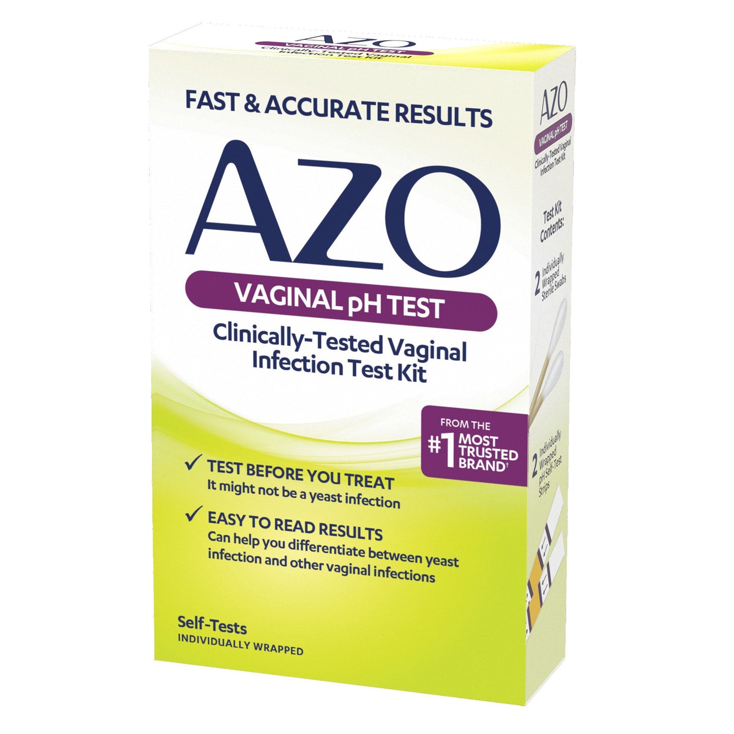 AZO® Sexual Health Test Kit Vaginal pH Test 2 Tests (1268942_BX)