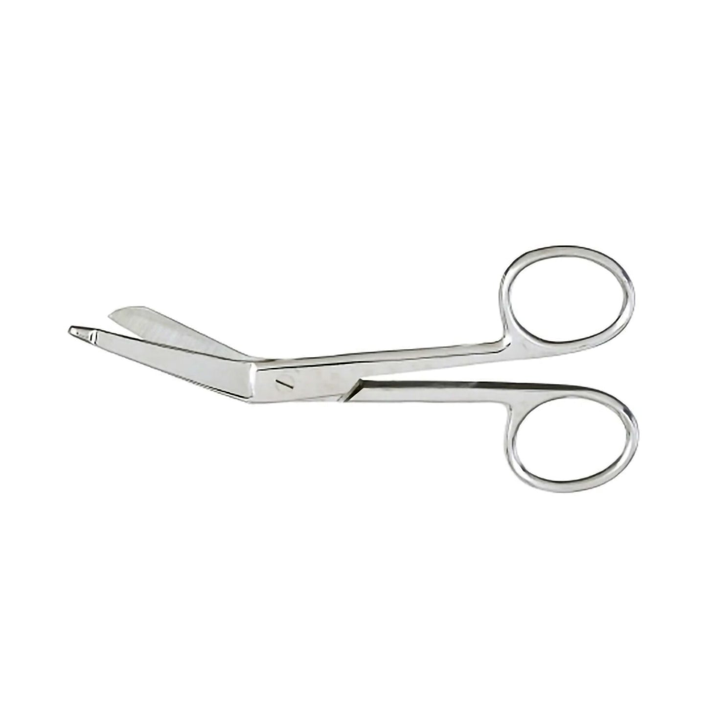 Techline / Perfect International Bandage Scissors Lister 5-1/2 Inch Length Floor / Office Grade Finger Ring Handle Angled Blunt Tip / Blunt Tip (580997_EA)