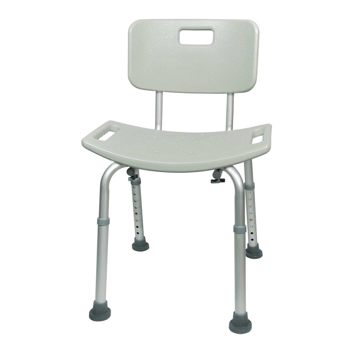 McKesson Bath Bench Without Arms Aluminum Frame Removable Backrest 19-1/4 Inch Seat Width 300 lbs. Weight Capacity (1065208_EA)