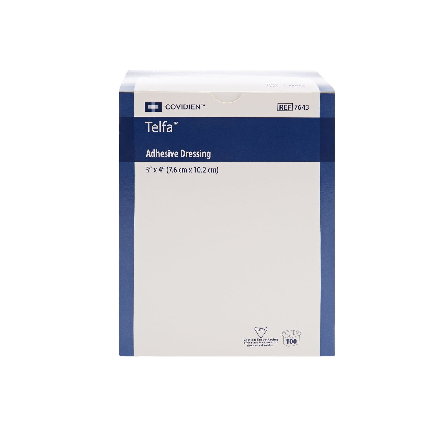 Telfa™ Island Dressing 3 X 4 Inch Rectangle Sterile Film Backing (10214_CT)