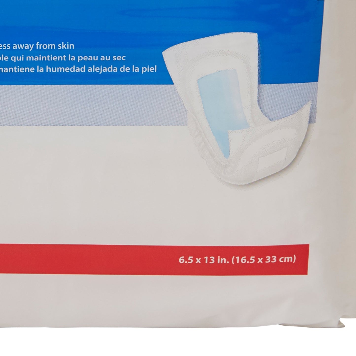 Sure Care™ Bladder Control Pad 6-1/2 X 13 Inch Heavy Absorbency Polymer Core One Size Fits Most (731699_BG)