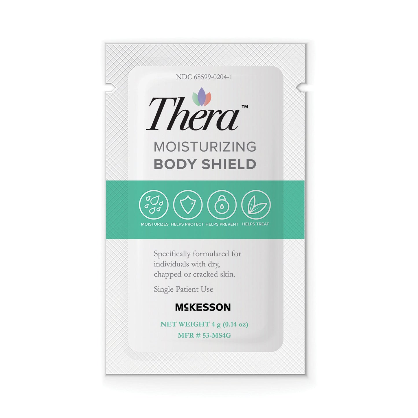 Thera® Moisturizing Body Shield Skin Protectant 4 Gram Individual Packet Scented Cream (1049768_CS)
