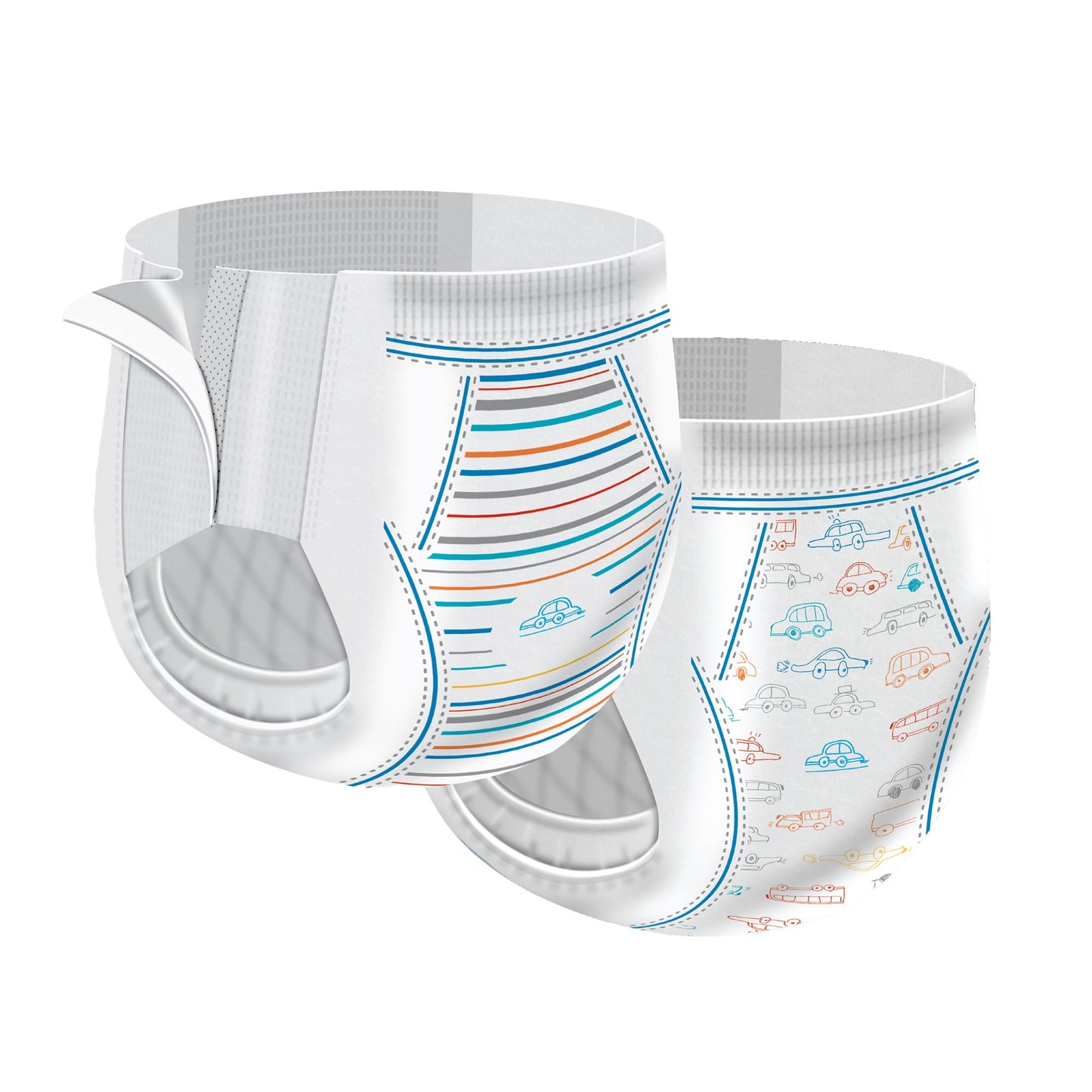 Cutie Pants® Male Toddler Training Pants Size 2T to 3T Disposable Heavy Absorbency (831574_CS)