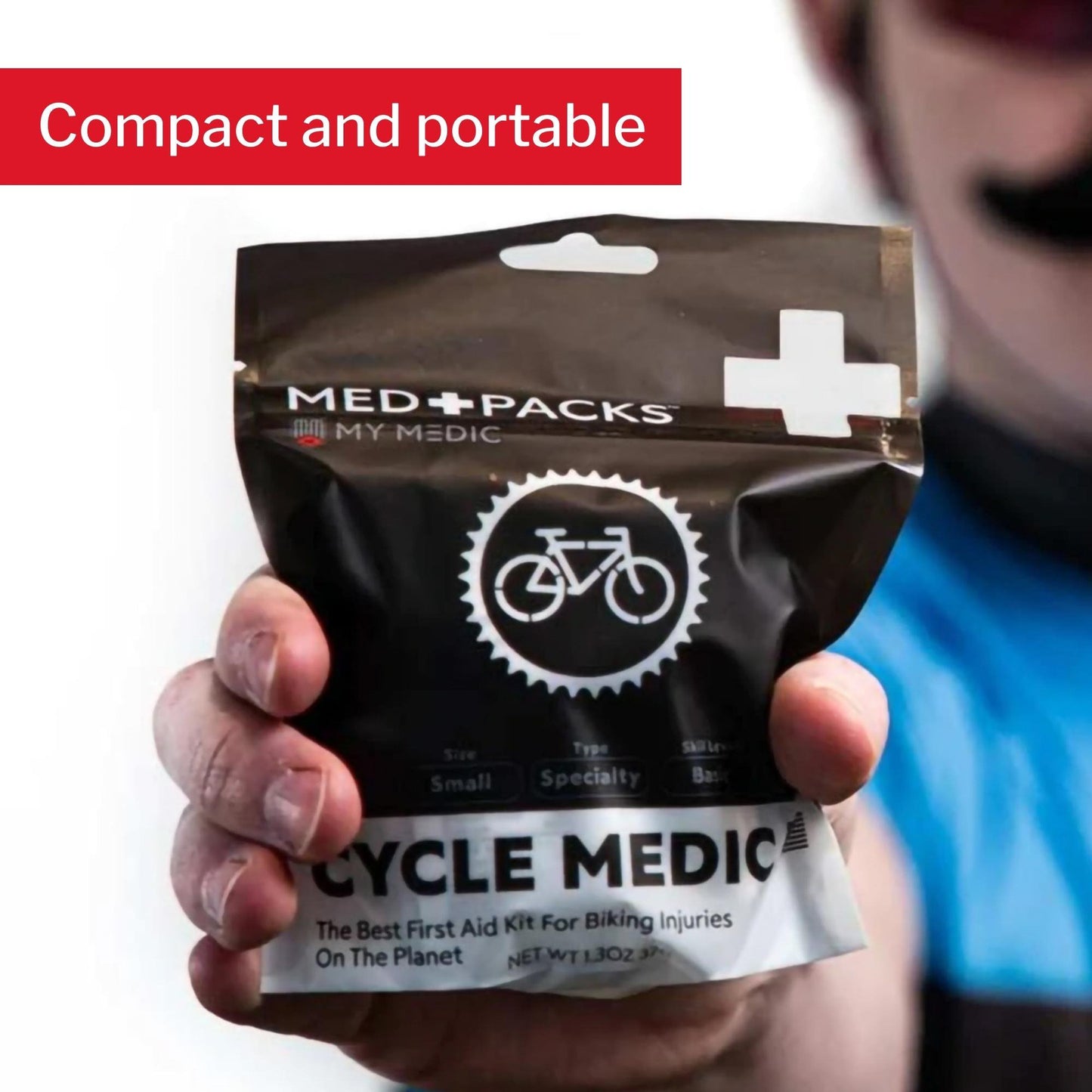 My Medic™ MED PACKS Cyclist First Aid Kit Plastic Pouch (1208022_EA)