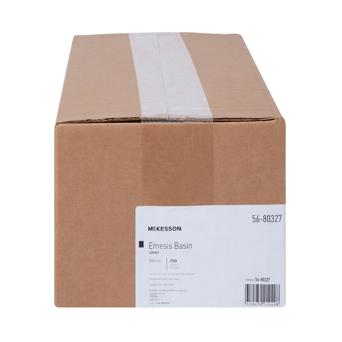McKesson Emesis Basin Graphite 16 oz. Plastic Single Patient Use (1028127_CS)