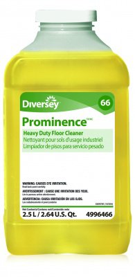 Diversey™ Prominence™ HD Floor Cleaner Liquid 2.5 Liter Bottle Citrus Scent J-Fill® Dispensing Systems (868943_CS)
