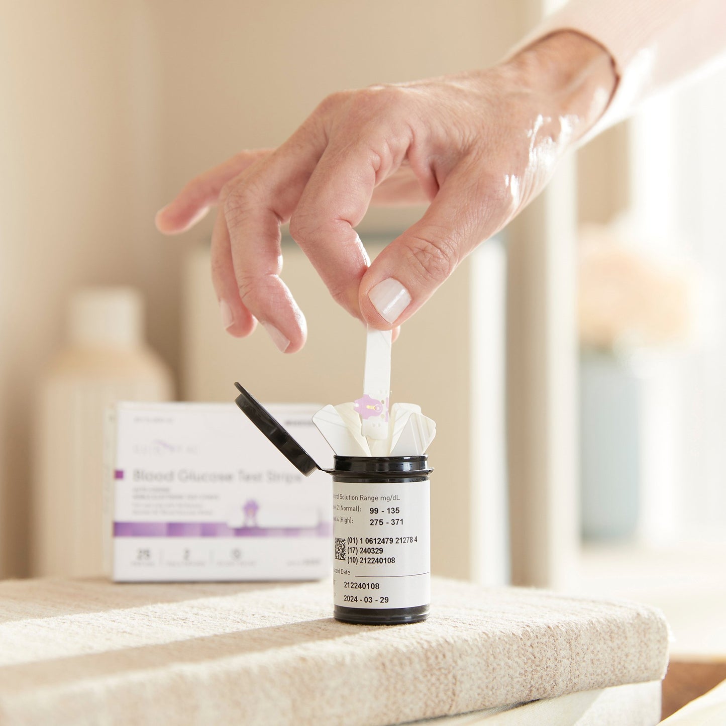 Quintet AC® Blood Glucose Test Strips 50 Strips per Pack (854636_BX)