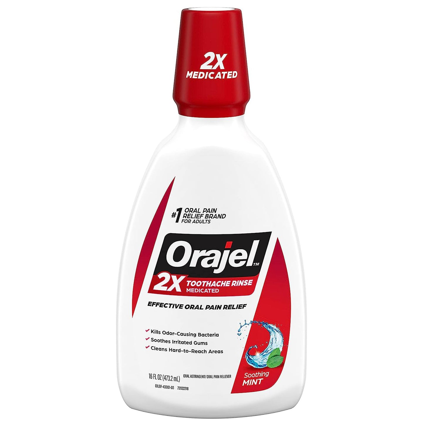 Orajel® Oral Pain Relief Liquid 16 oz. (1231271_EA)