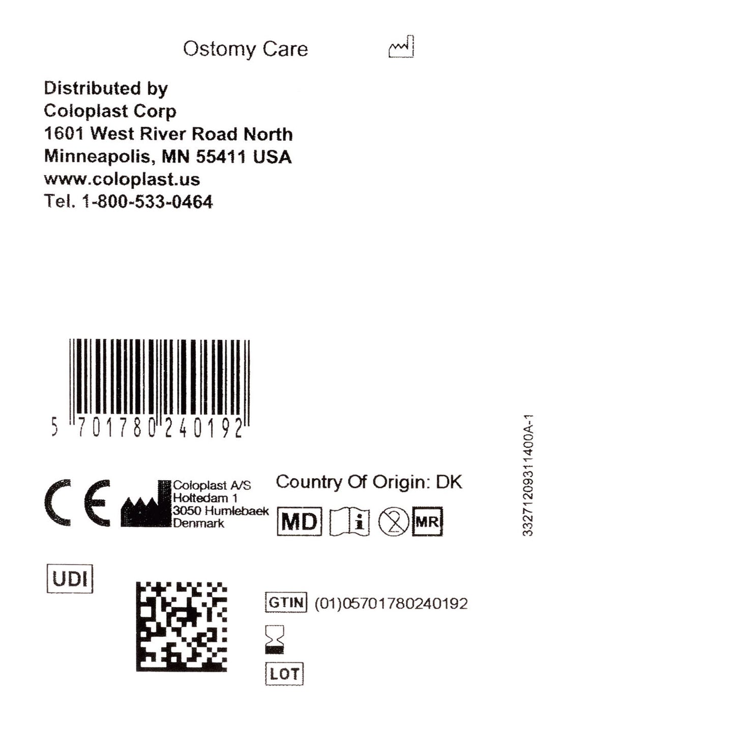 Brava® Ostomy Seal Convex, Starter Hole 1-3/8 Inch (35mm) (1194628_BX)