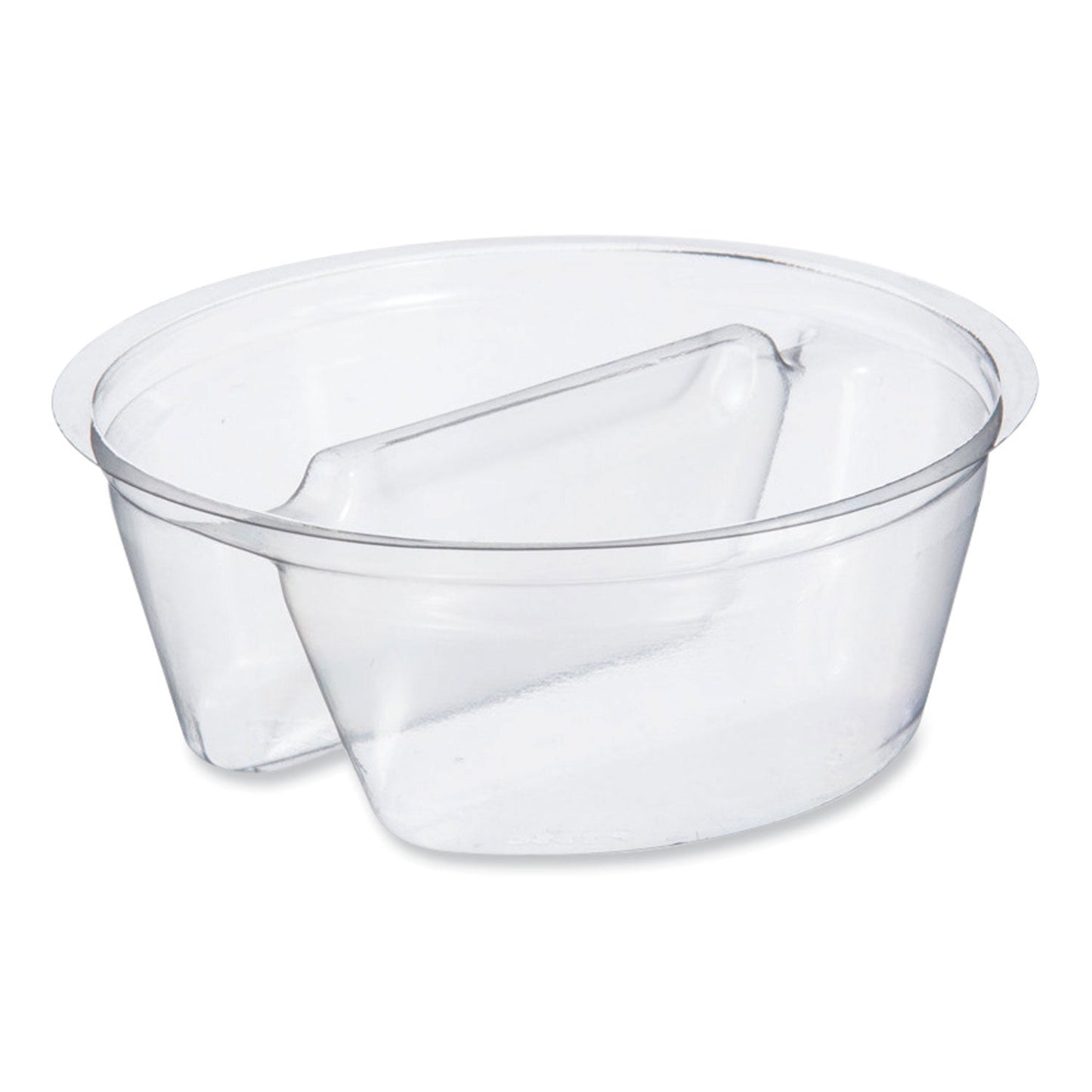 Dart Plastic Cup Insert, 3.5 oz, 3.6" Diameter x 1.3"h, Clear, 1,000/Carton (DCCPF35C2)