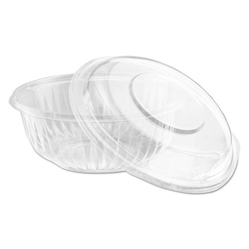 Dart Presentabowls Bowl/lid Combo-Paks, 32 Oz, Clear, 63/pack, 2 Pack/carton (DCCPET32BCD)