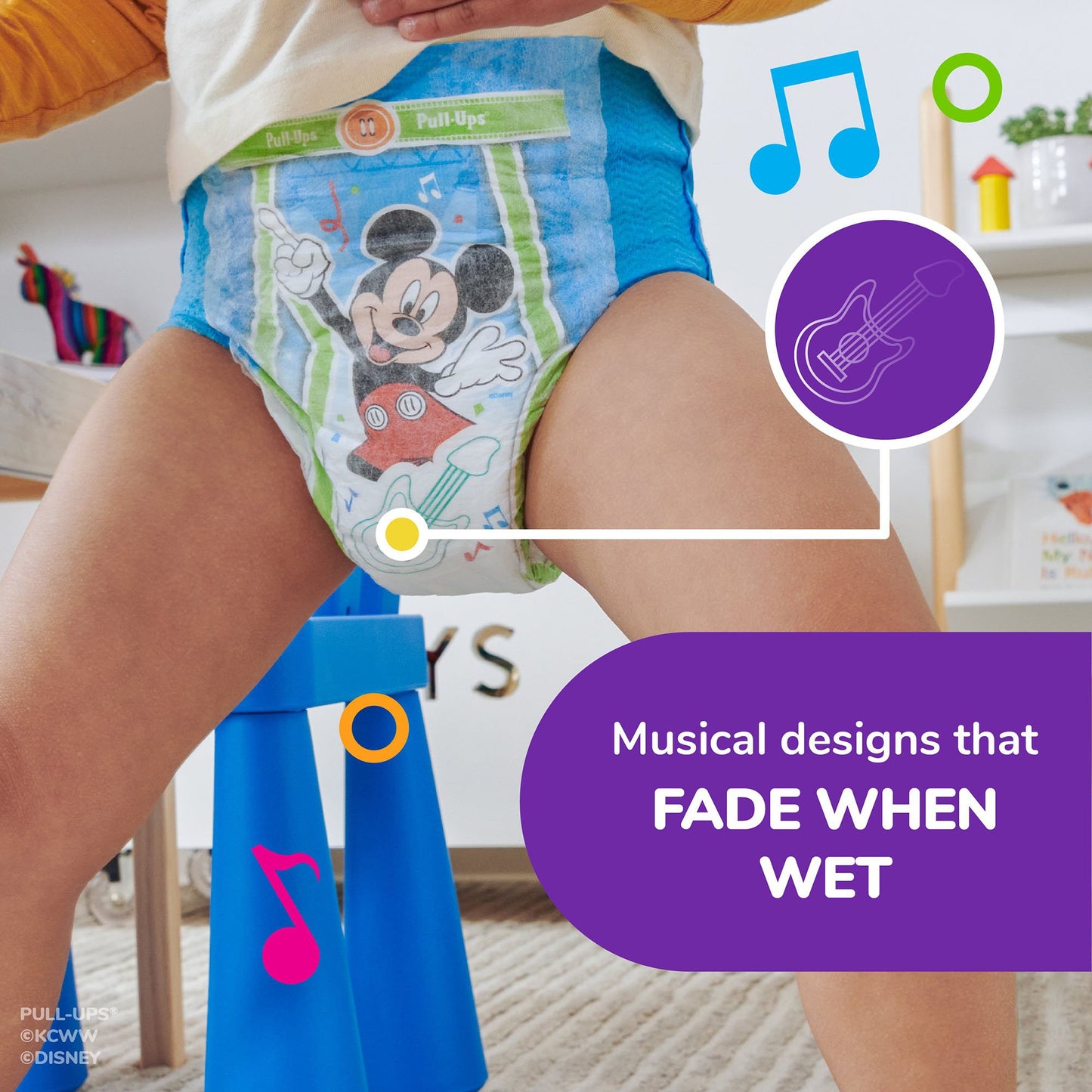 Pull-Ups® Male Toddler Training Pants Size 4T to 5T Disposable Moderate Absorbency (1160322_CS)