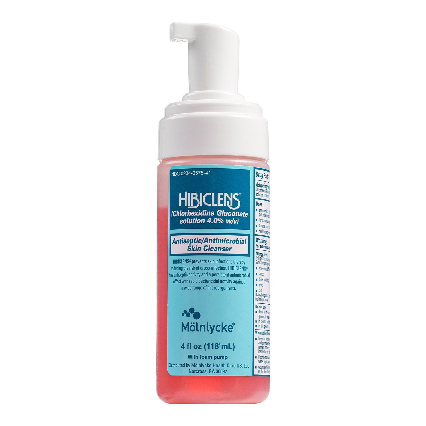 Hibiclens® Antiseptic / Antimicrobial Skin Cleanser 4 oz. Pump Bottle 4% Strength CHG (Chlorhexidine Gluconate) NonSterile (1128148_CS)