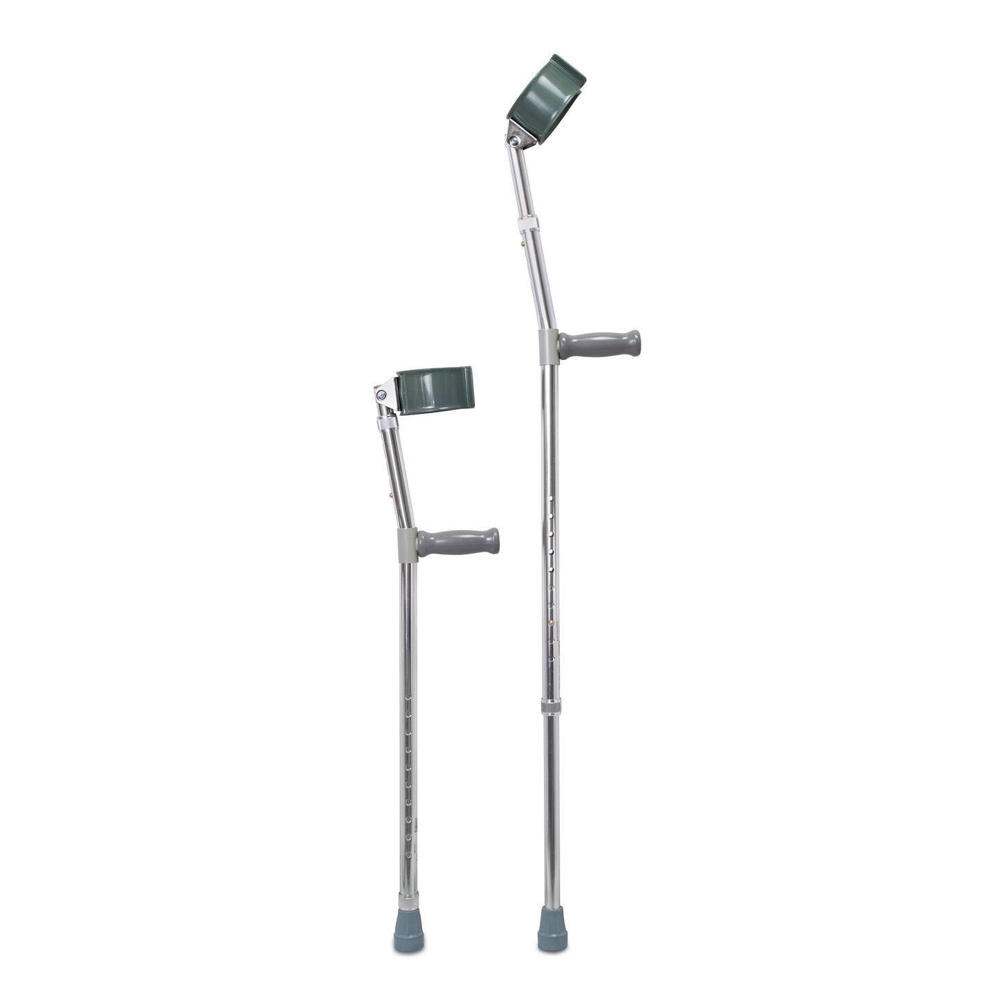 Mckesson Forearm Crutches Adult Steel Frame 300 lbs. Weight Capacity (1095260_BX)