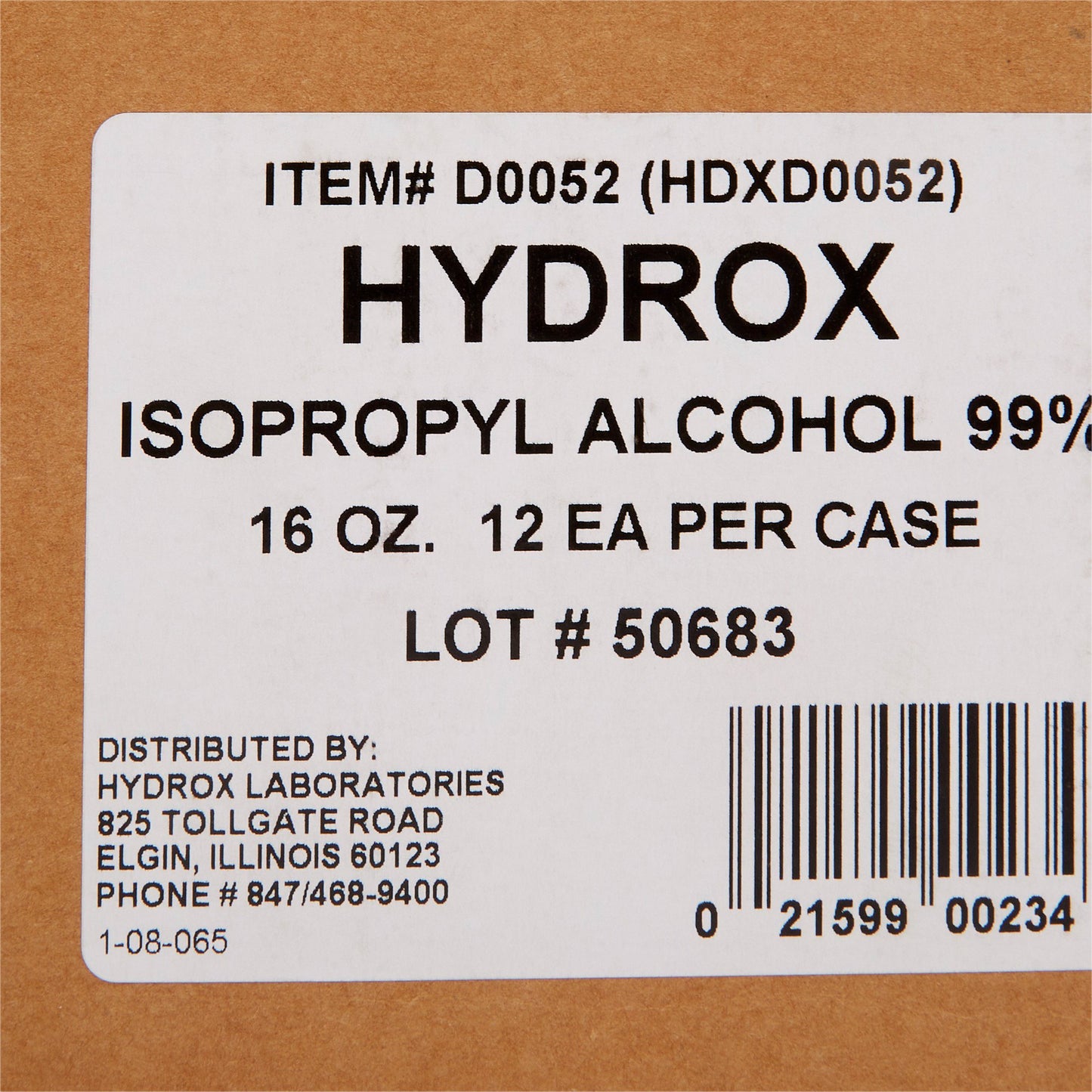 McKesson Antiseptic Isopropyl Alcohol Liquid 16 oz. Bottle (897464_EA)