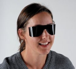 Easy Eyes Roll Ups Post Mydriatic Glasses Bronze Tint Film Lens Slip-in One Size Fits Most (670277_EA)