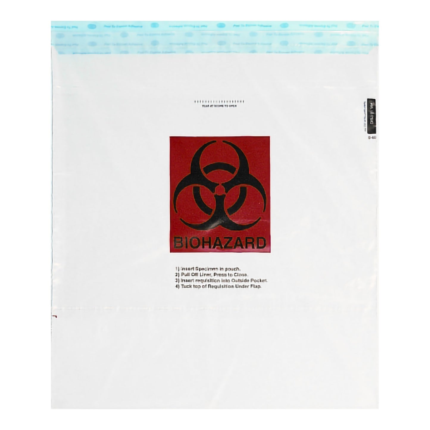 Speci-Gard® Specimen Transport Bag with Document Pouch 15 X 17 Inch Adhesive Closure Biohazard Symbol / Storage Instructions / Instructions for Use NonSterile (210144_CS)