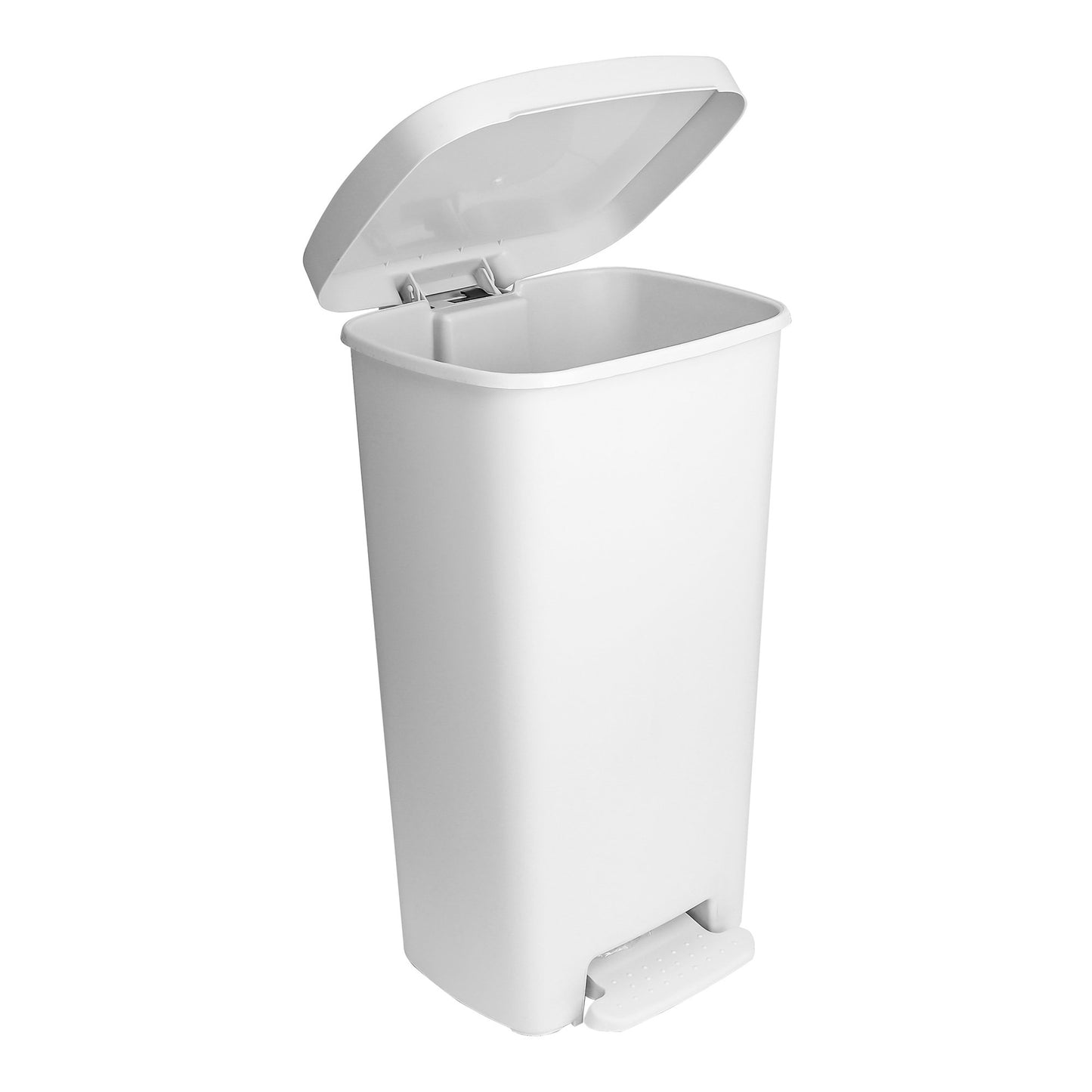 McKesson Trash Can 52 Quart / 13 gal. White Plastic Rectangular (1223698_EA)