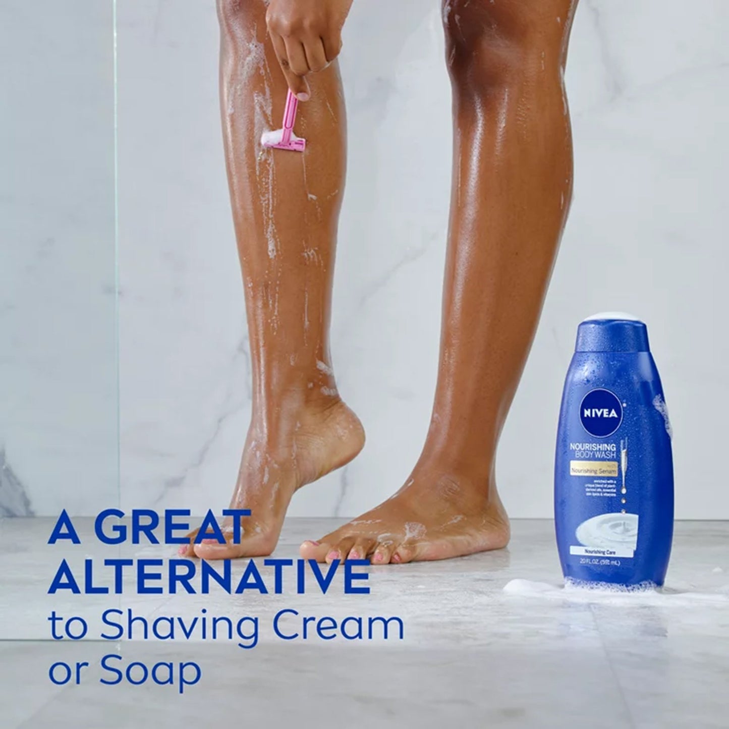 Nivea® Nourishing Body Wash Cream 20 oz. Bottle Scented (1231872_EA)