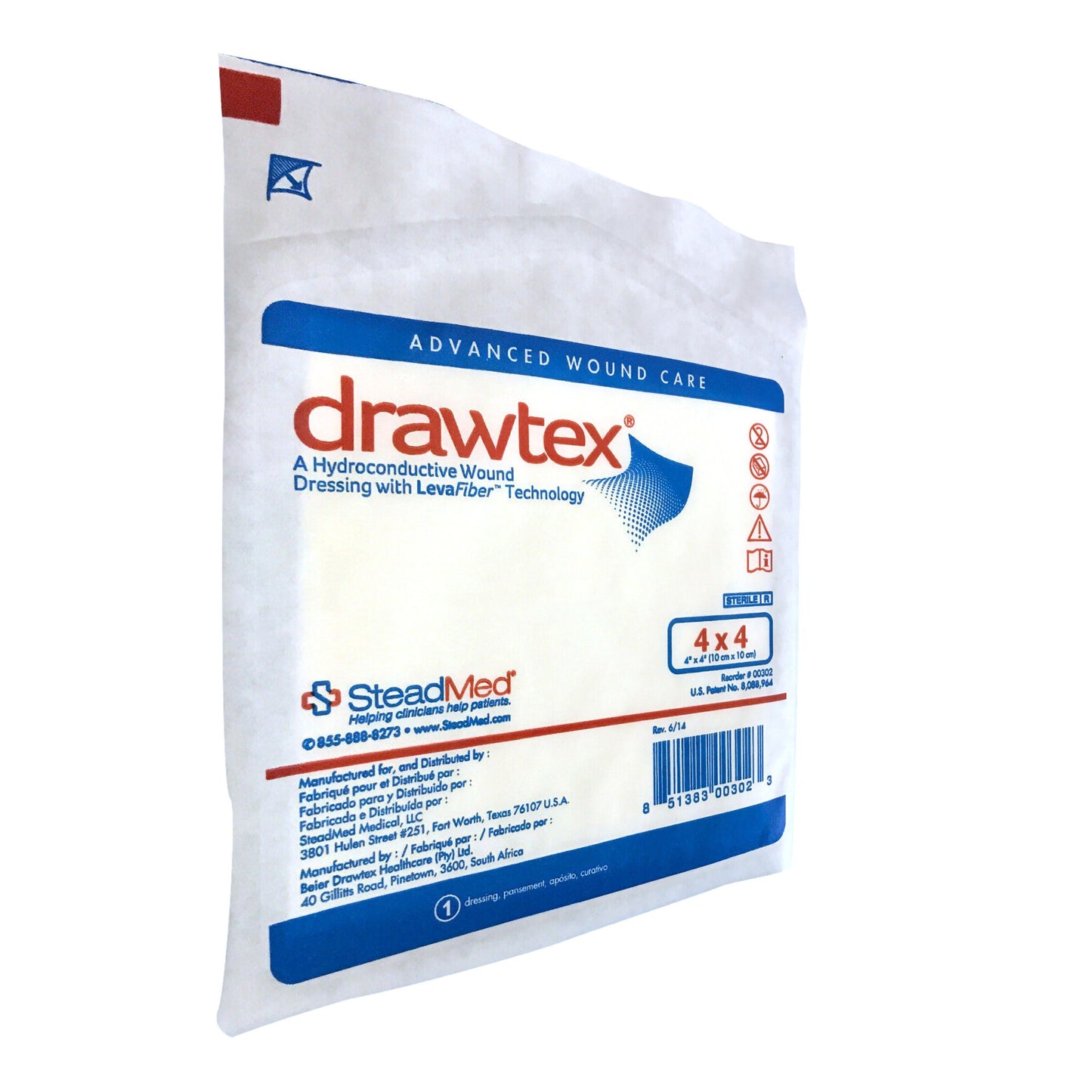 Drawtex® Hydroconductive Wound Dressing 4 X 4 Inch Square (761646_EA)