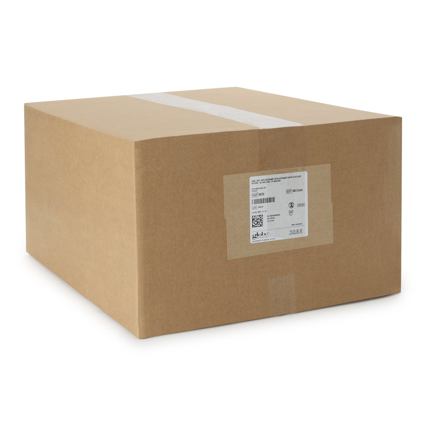 Tite-Rite™ Urine Specimen Container 53 mm Opening 90 mL (3 oz.) Screw Cap Patient Information Sterile (1062254_CS)