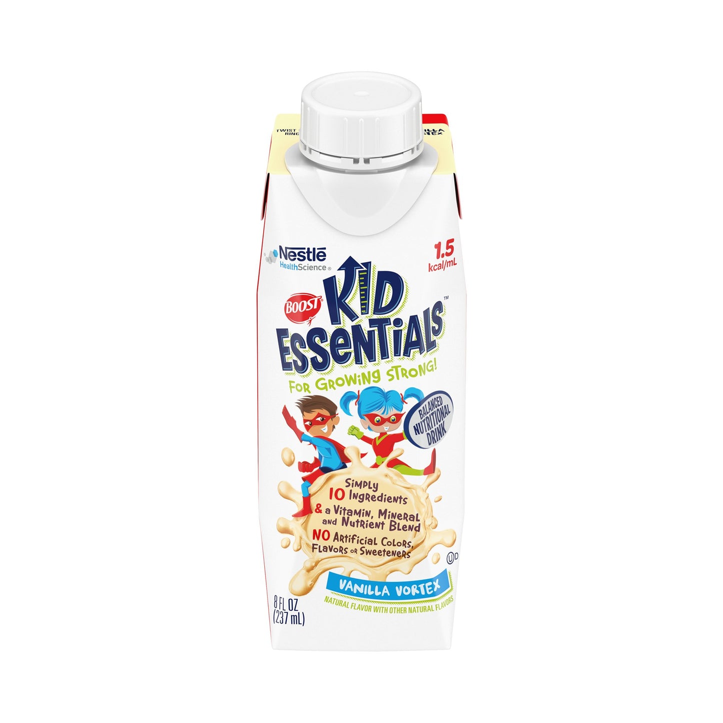 Boost® Kid Essentials™ 1.5 Pediatric Oral Supplement Vanilla Vortex Flavor 8 oz. Carton Liquid Vitamins / Minerals (1178510_EA)
