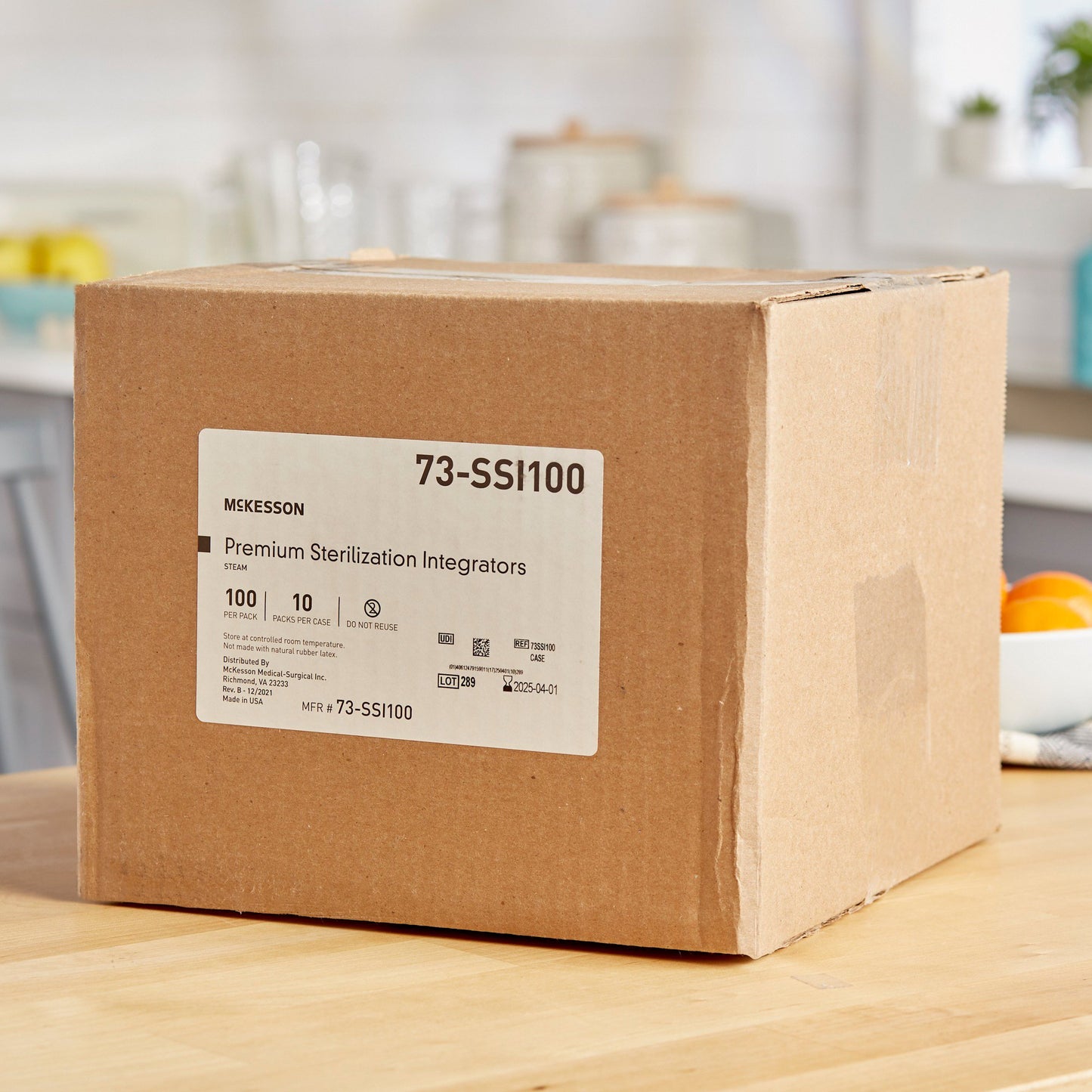 McKesson Sterilization Chemical Integrator Strip Steam 4 Inch Length (524536_CS)