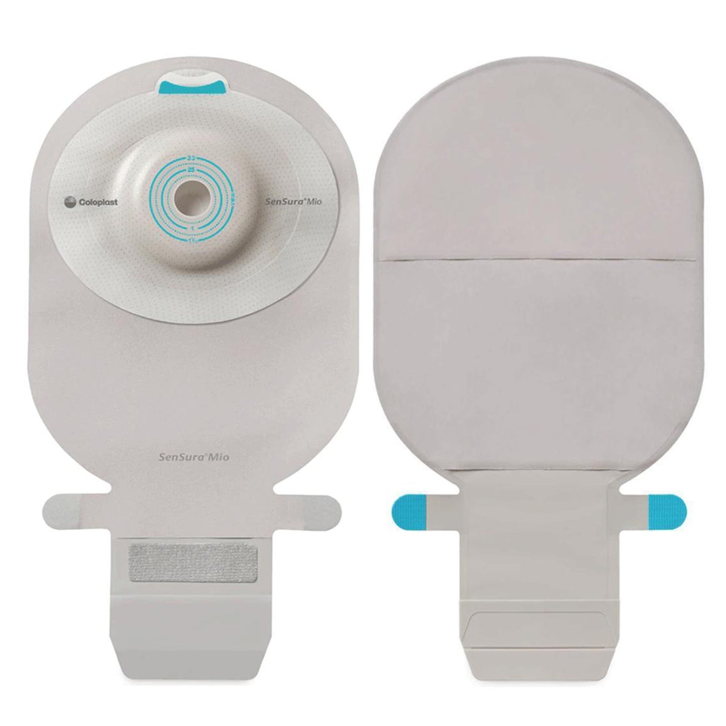 SenSura® Mio Ostomy Pouch One-Piece System 11 Inch Length, Maxi Flat, Pre-Cut 1-3/16 Inch Stoma Drainable (884535_BX)
