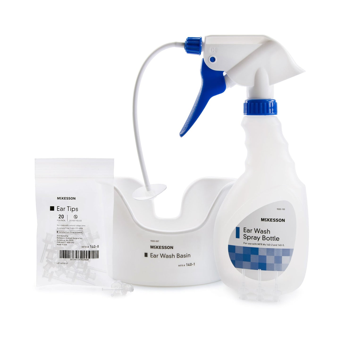 McKesson Ear Wash System Disposable Tip Blue / White (1068691_CS)
