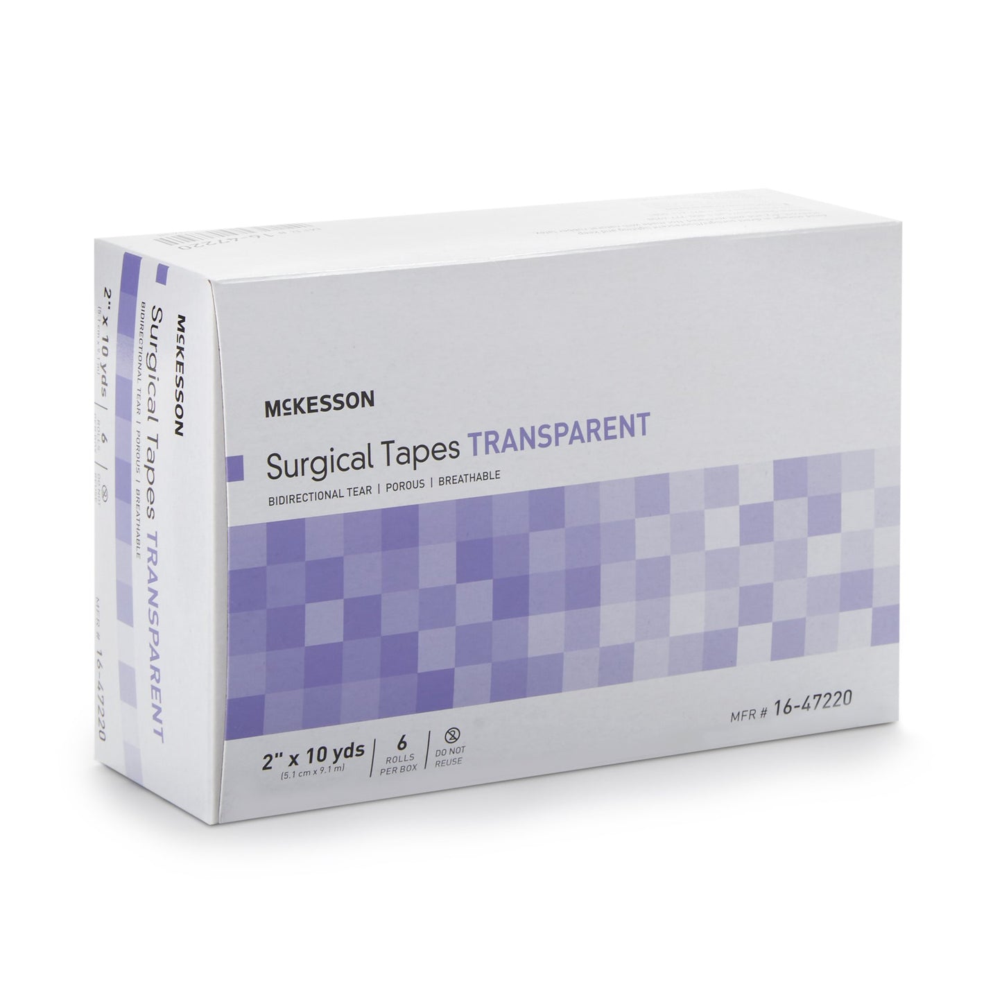 McKesson Medical Tape Transparent 2 Inch X 10 Yard Plastic NonSterile (455538_RL)