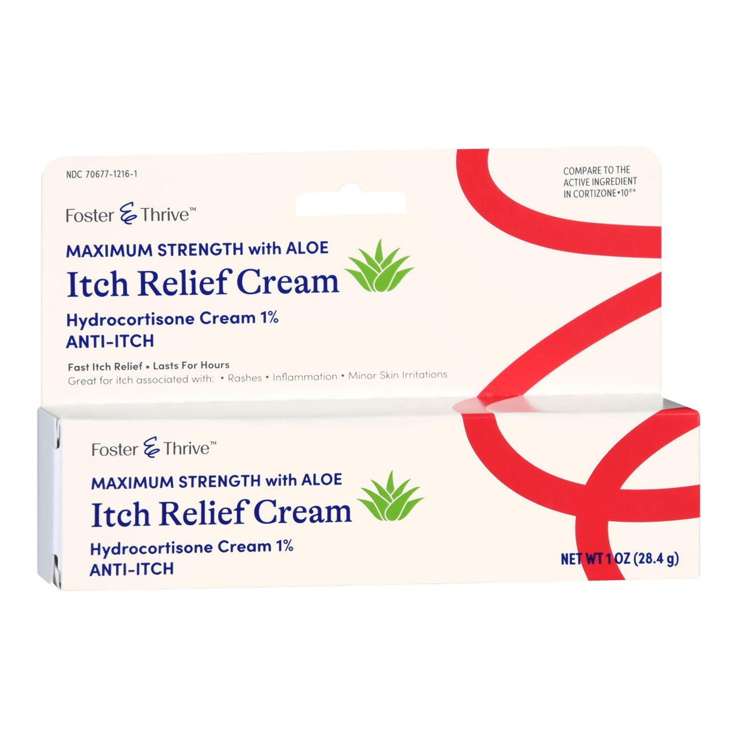 Foster & Thrive™ Itch Relief 1% Strength Cream 1 oz. Tube (1245000_EA)