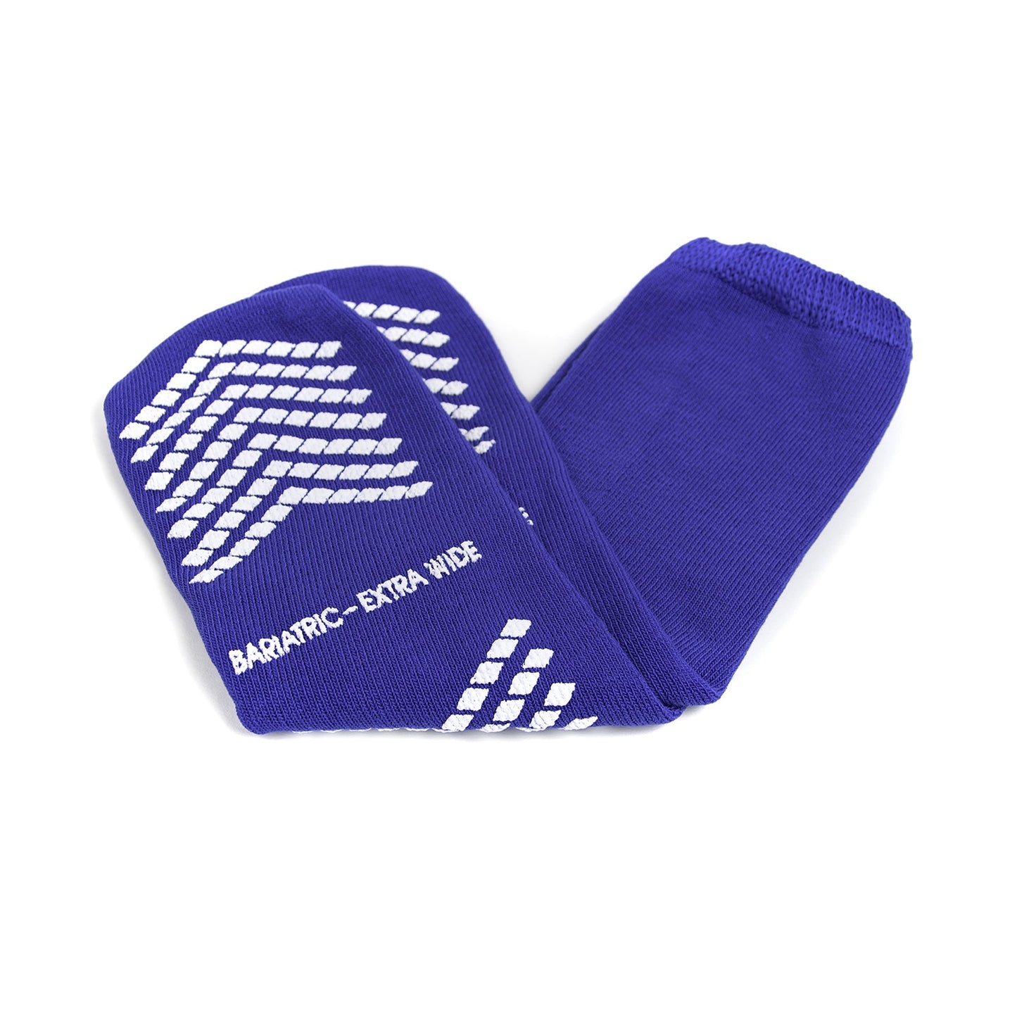 McKesson Slipper Socks Unisex Adult Bariatric / X-Wide Single Tread Single Patient Use Royal Blue (1038462_PR)
