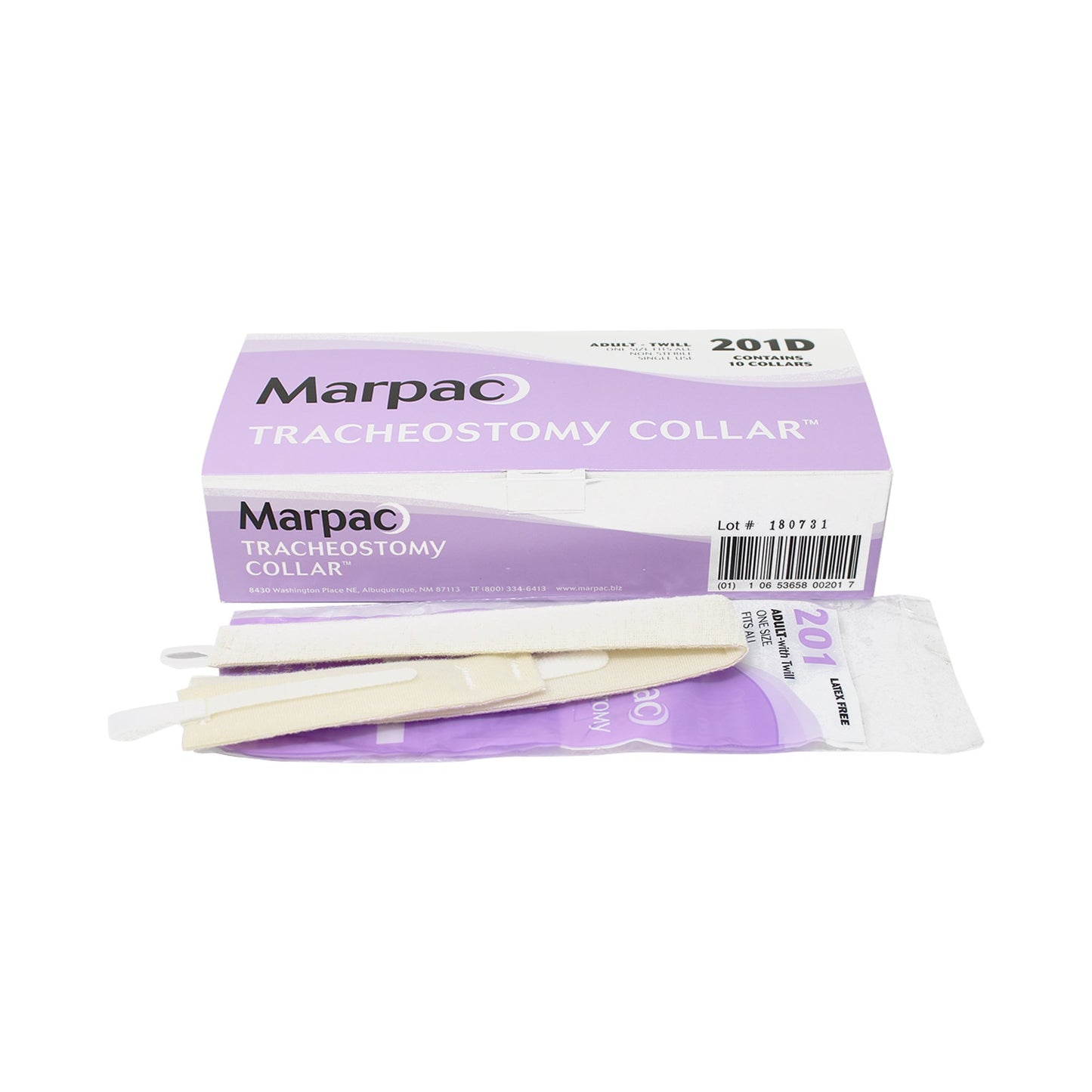 Marpac Tracheostomy Tube Holder 1/2 X 21 Inch Adult (579742_BX)