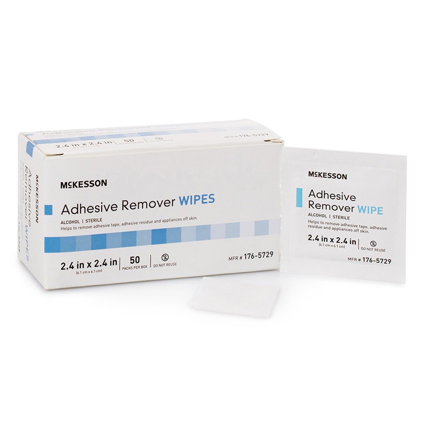 McKesson Adhesive Remover Wipe 50 per Box (1088821_BX)