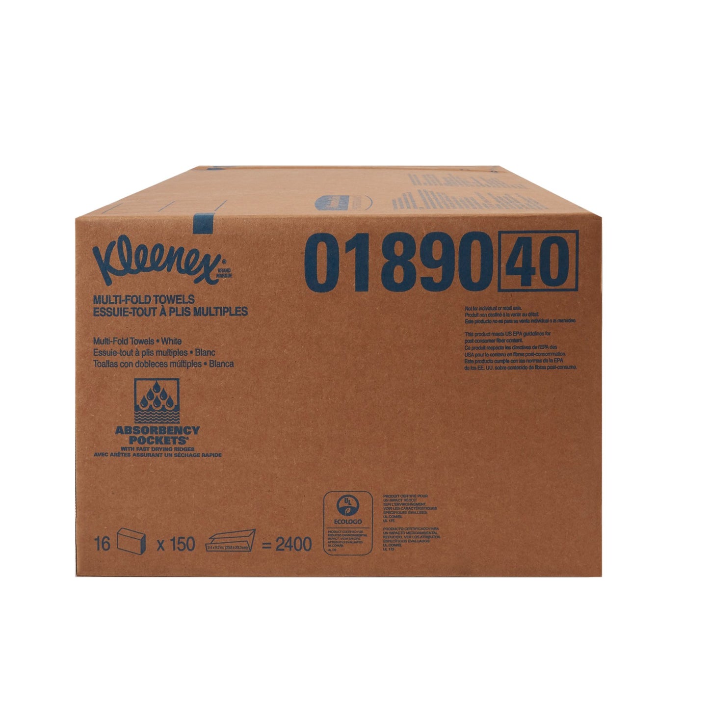 Kleenex® Paper Towel Multi-Fold 9-3/10 X 9-2/5 Inch (458229_CS)