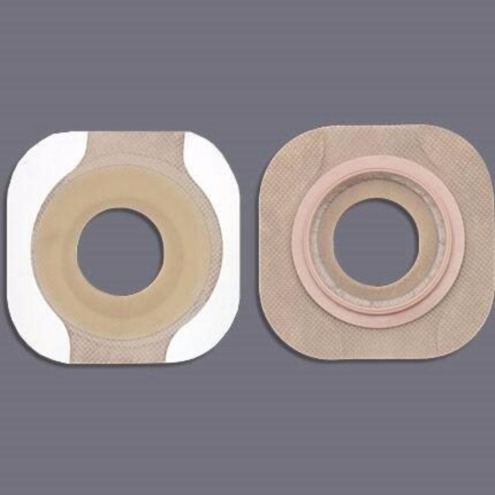 New Image™ FlexWear™ Ostomy Barrier Precut, Standard Wear Adhesive Tape 57 mm Flange Red Code System 1-3/4 Inch Opening (569774_BX)