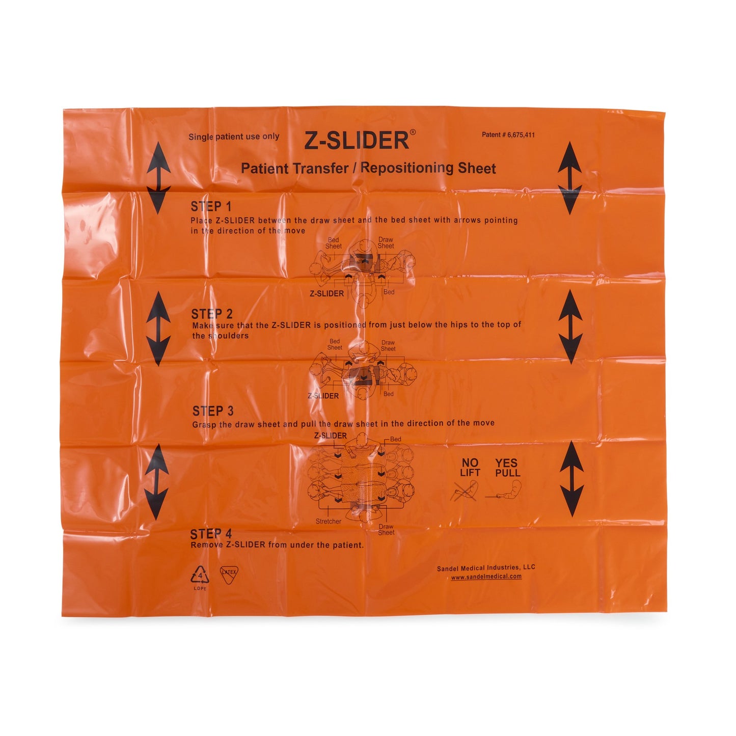 Z-Slider™ Transfer Sheet Orange 45 X 53 Inch (1131117_EA)