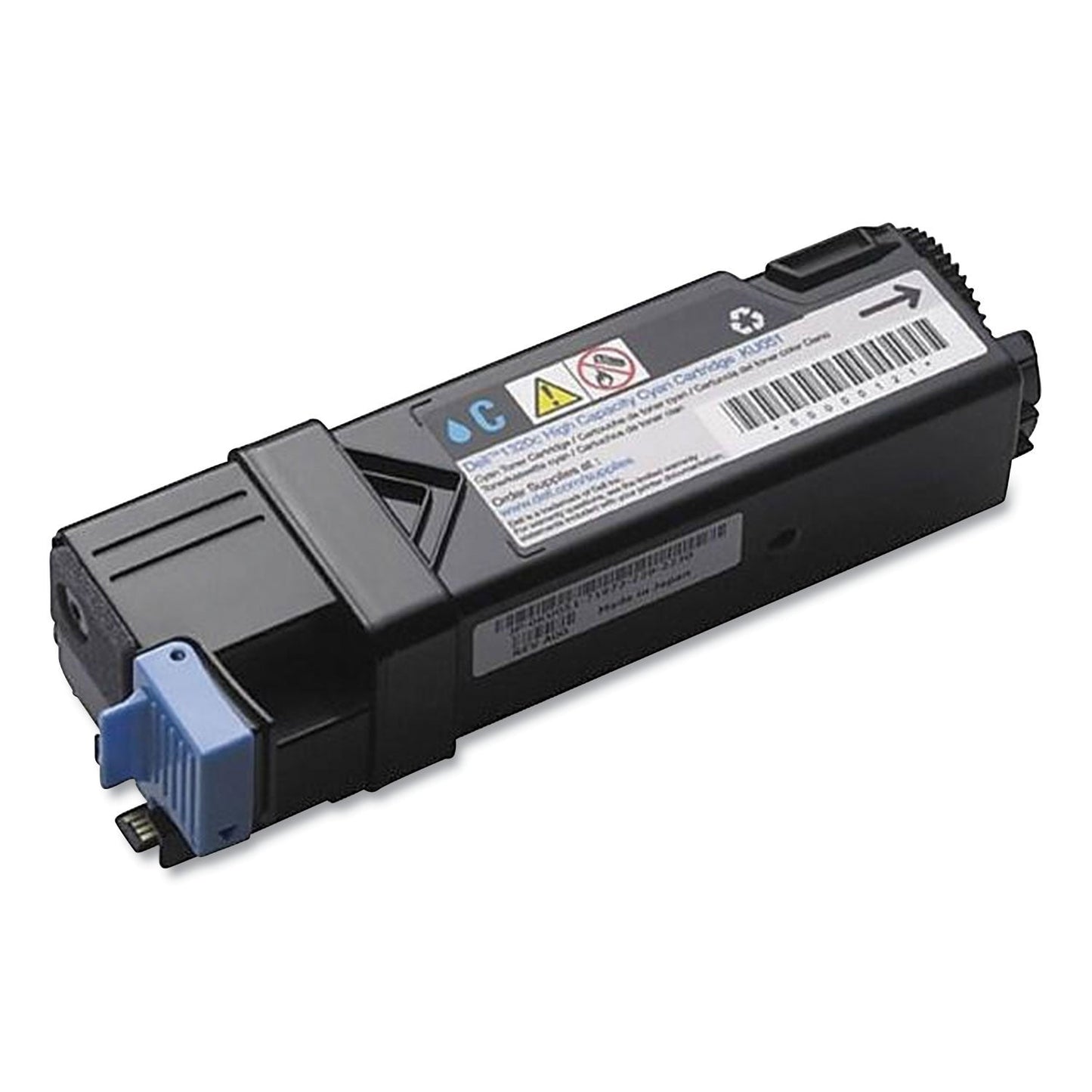 Dell KU051 High-Yield Toner, 2,000 Page-Yield, Cyan (DLLKU051)