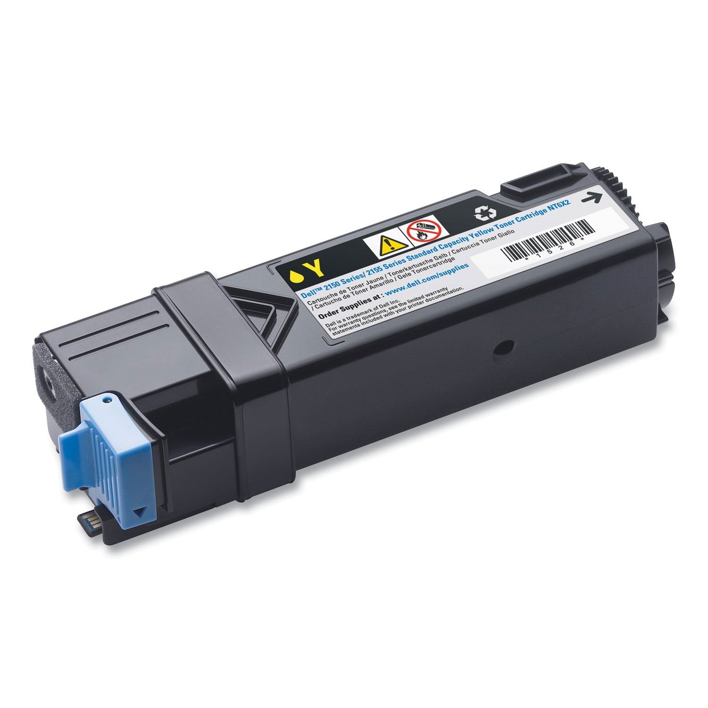 Dell NT6X2 Toner, 1,200 Page-Yield, Yellow (DLLNT6X2)