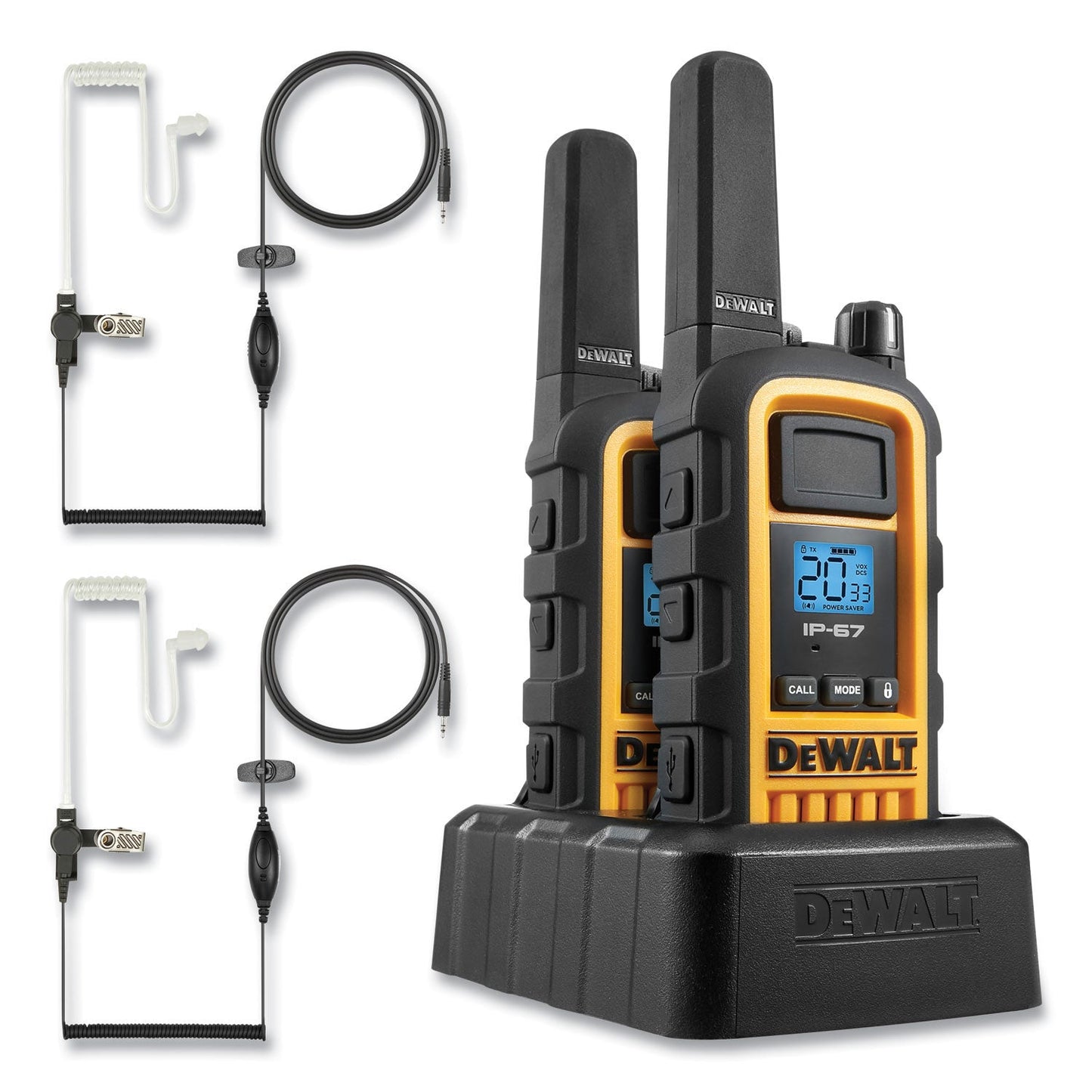 Dewalt Tools 1DXFRS800SV1 Two-Way Radios, 2 W, 22 Channels (SEH1DXFRS800SV1)