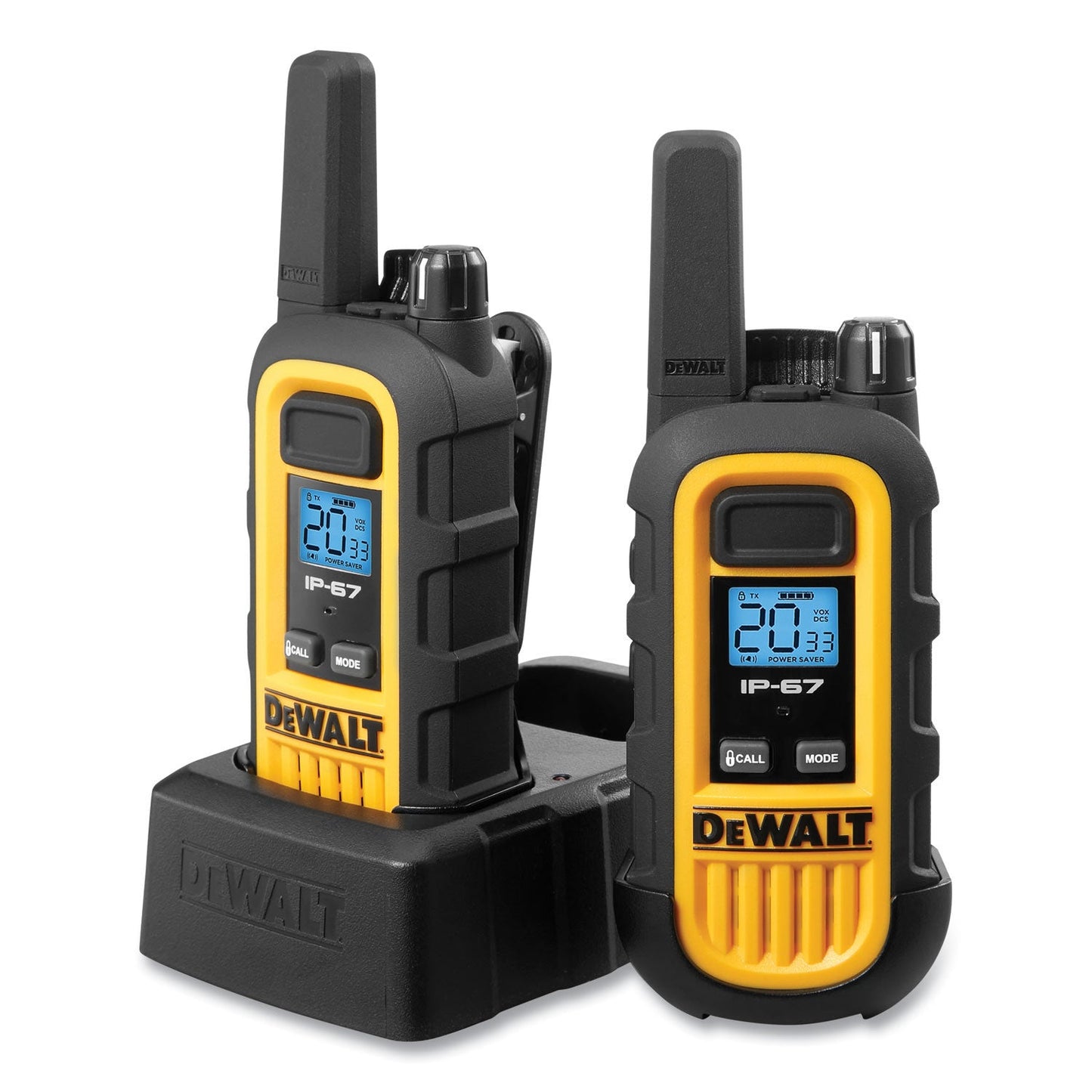Dewalt Tools DXFRS300 Heavy-Duty Walkie Talkies, 1 W, 22 Channels (SEHDXFRS300)