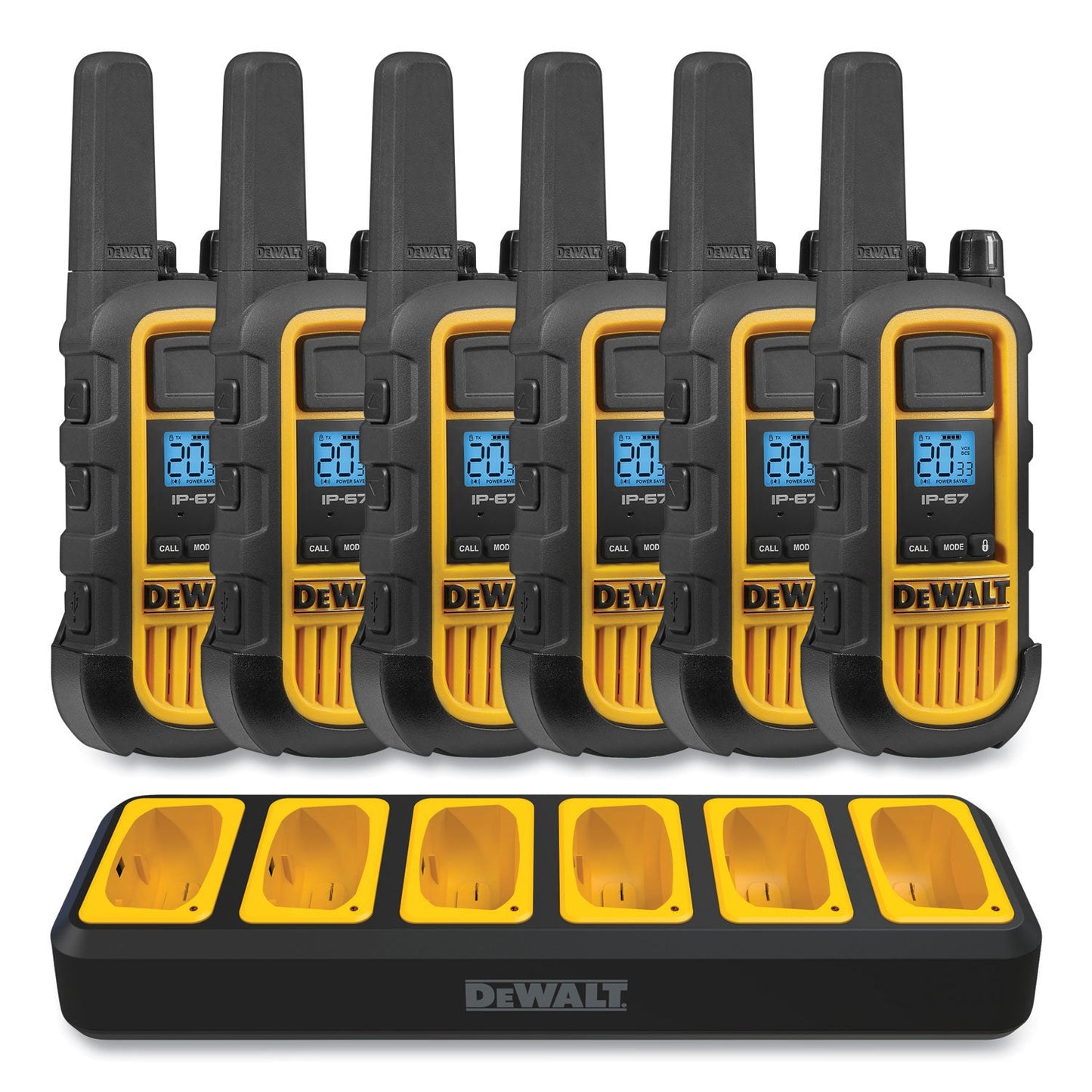 Dewalt Tools DXFRS800BCH Two-Way Radios, 2 W, 22 Channels (SEHDXFRS800BCH)