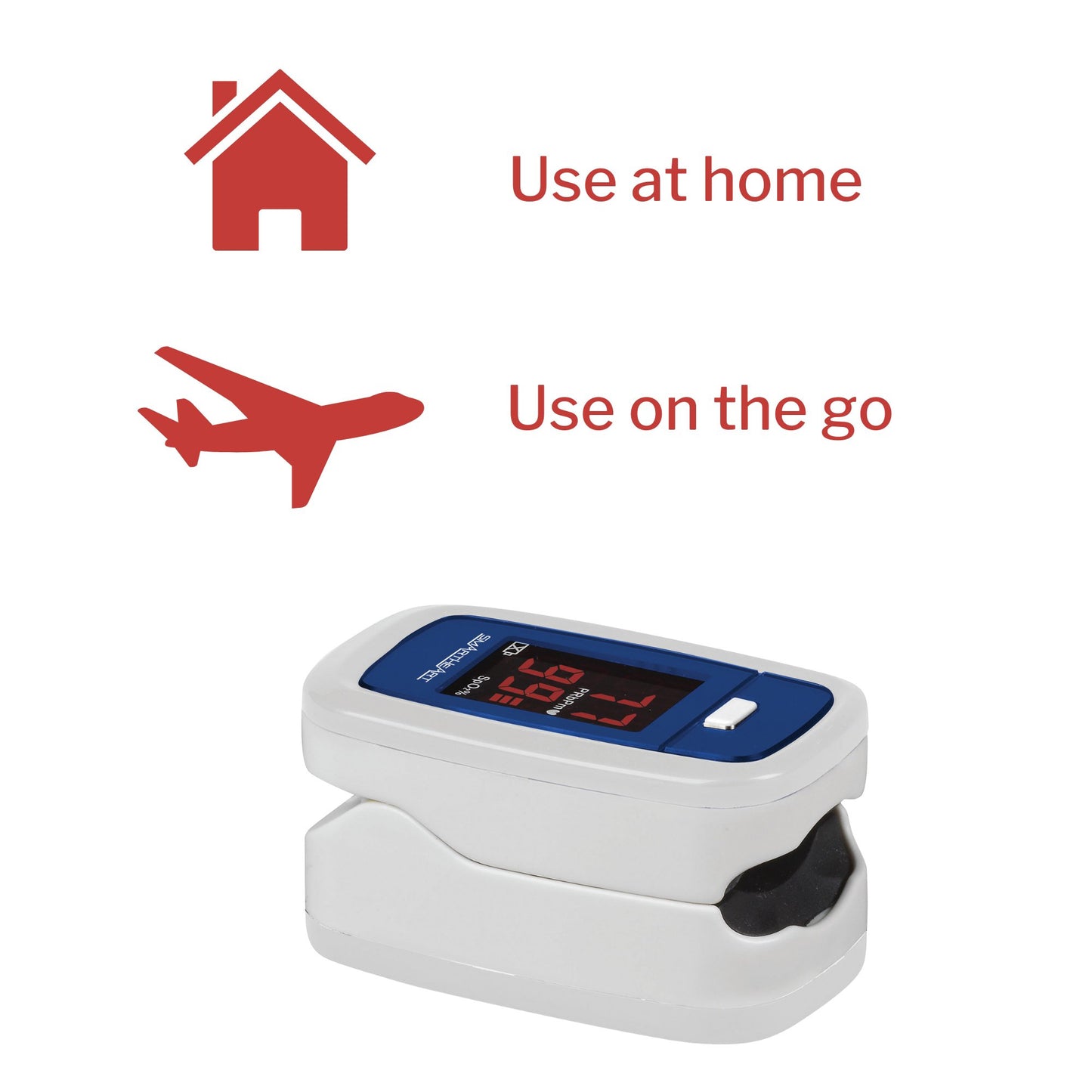SmartHeart™ Fingertip Pulse Oximeter Adult (1218872_CS)
