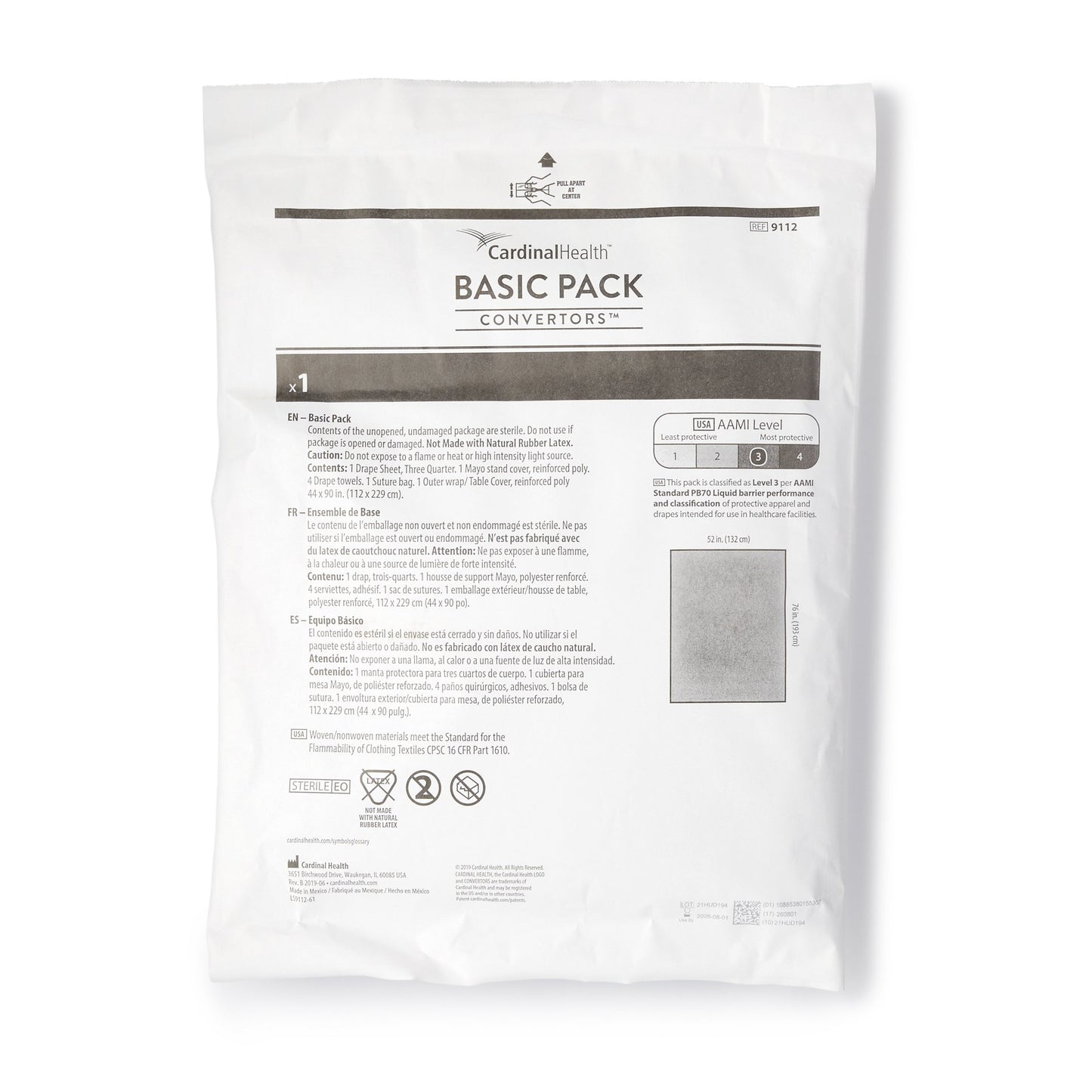 Cardinal Health™ General Purpose Drape Pack Cardinal Health™ (302136_EA)